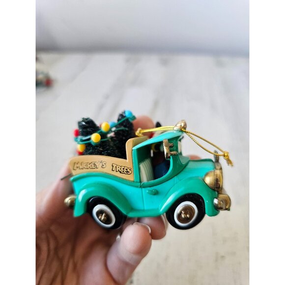 Enesco Mickey's trees truck car ornament vintage Xmas tree - Picture 7 of 10